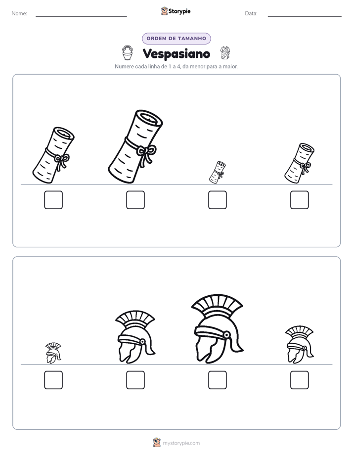 Ordem de Tamanho