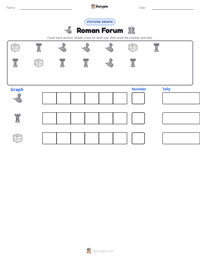 Roman Forum printable worksheet preview