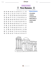 Anteprima della scheda stampabile di Foro Romano