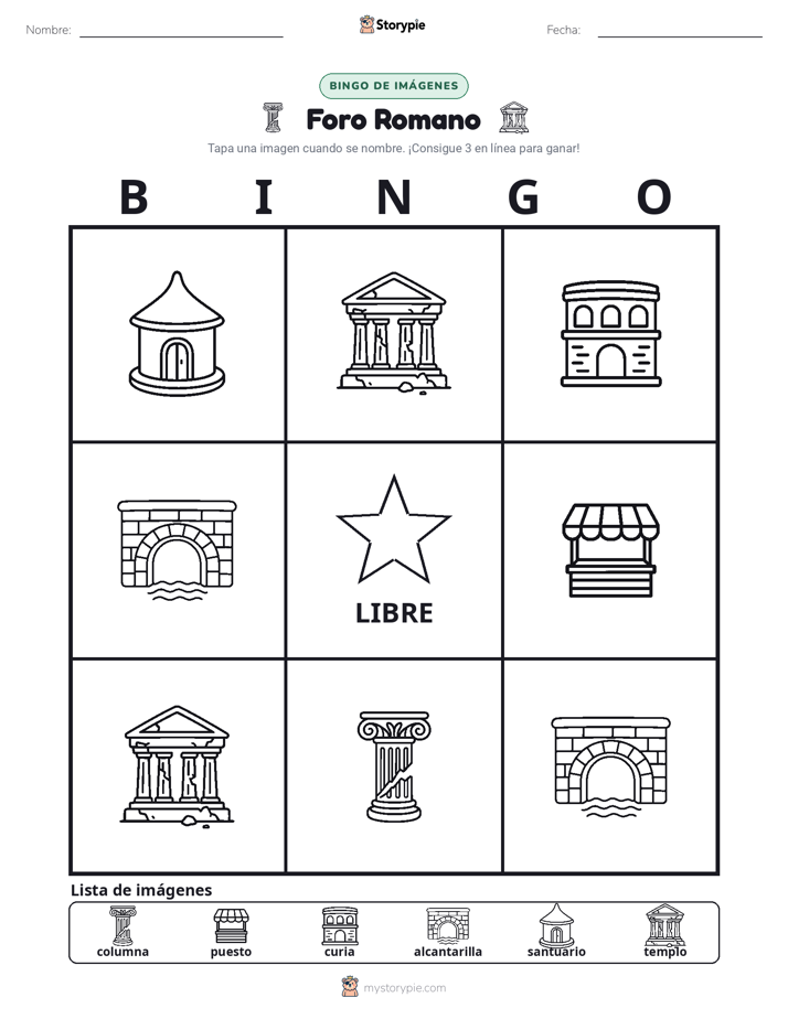 Bingo de Imágenes