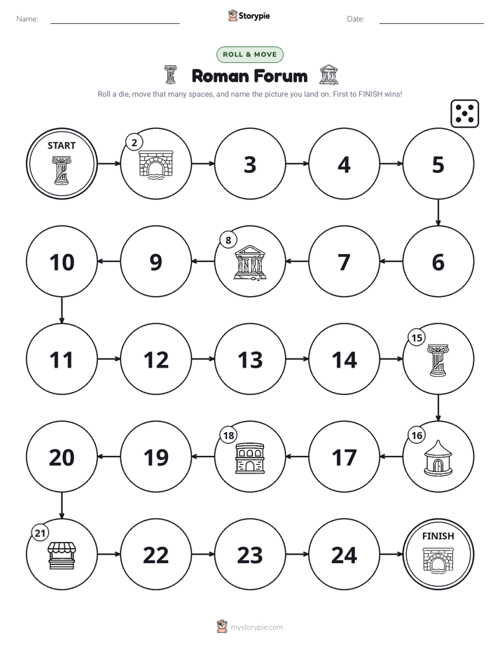 Roll & Move Game