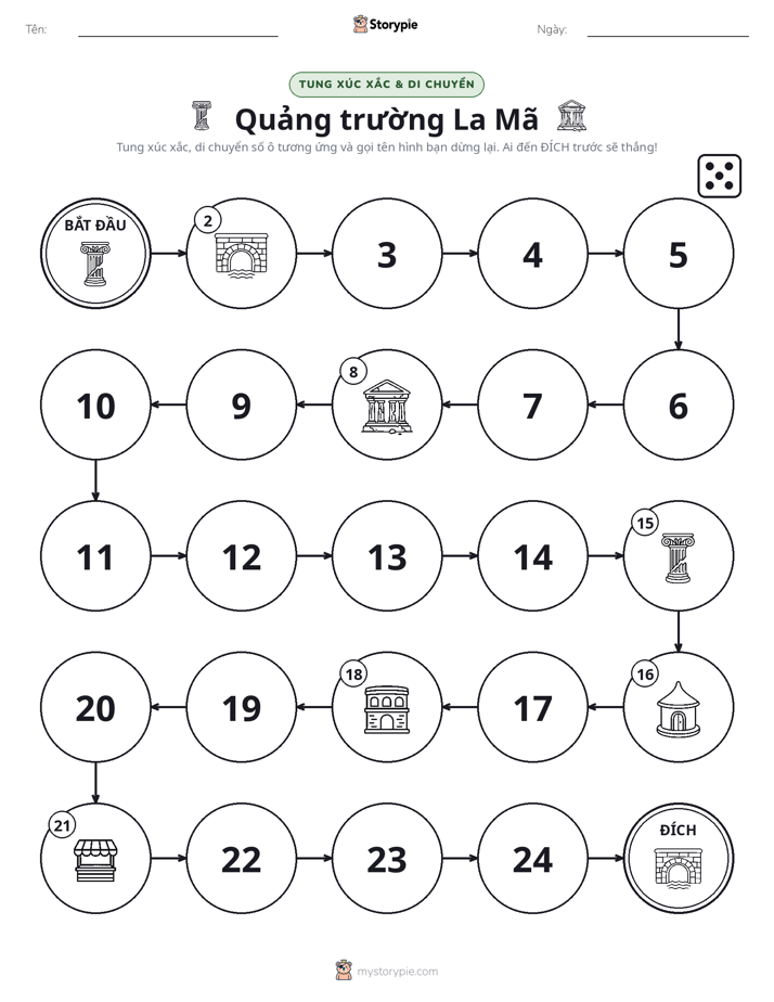Trò Chơi Cuộn & Di Chuyển