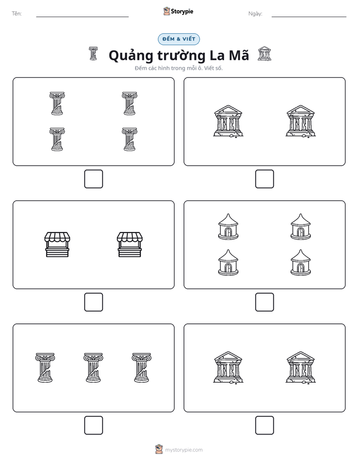 Đếm & Viết