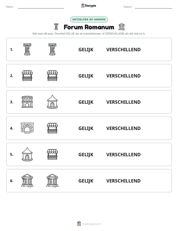 Zelfde of Verschillend
