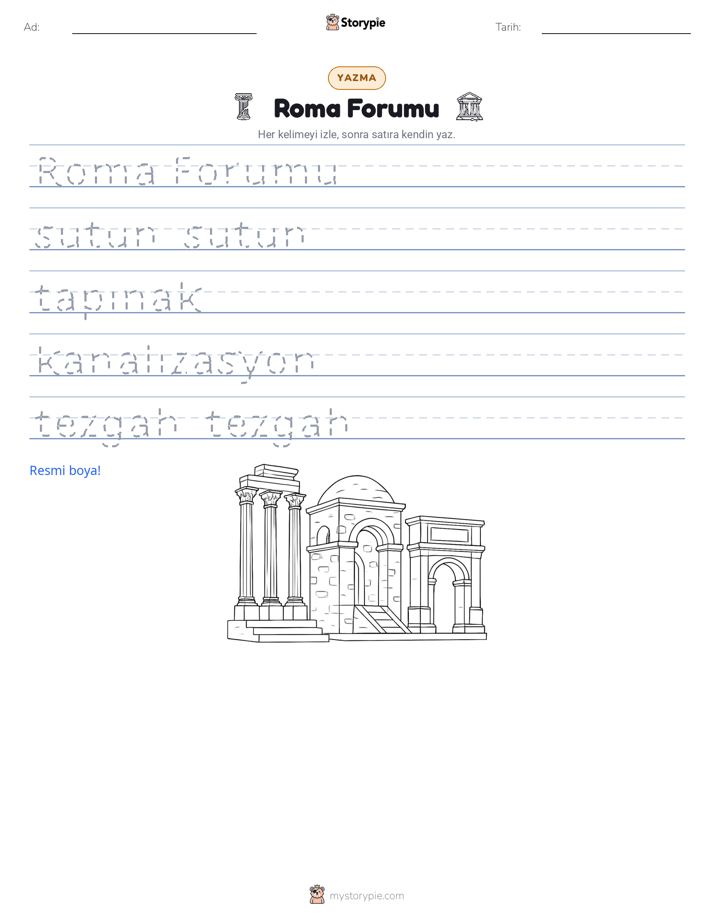 Yazma Pratiği