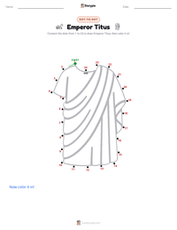 Emperor Titus printable worksheet preview