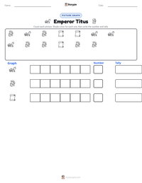 Emperor Titus printable worksheet preview