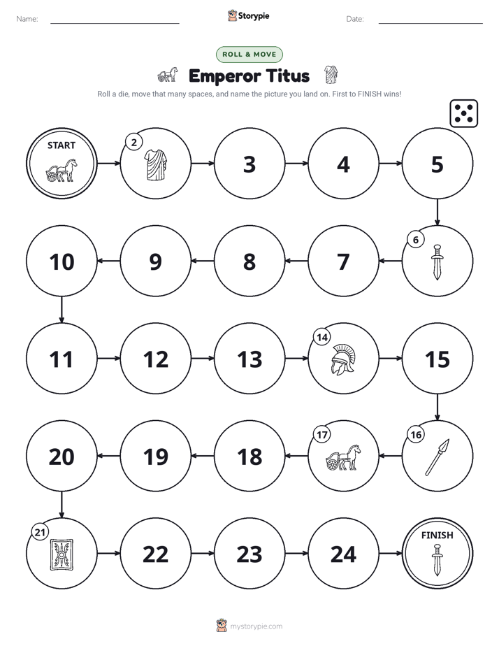 Roll & Move Game