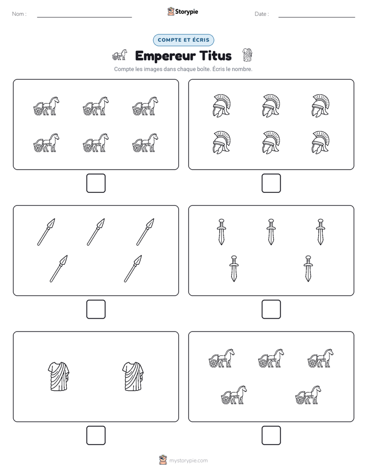Compter & Écrire