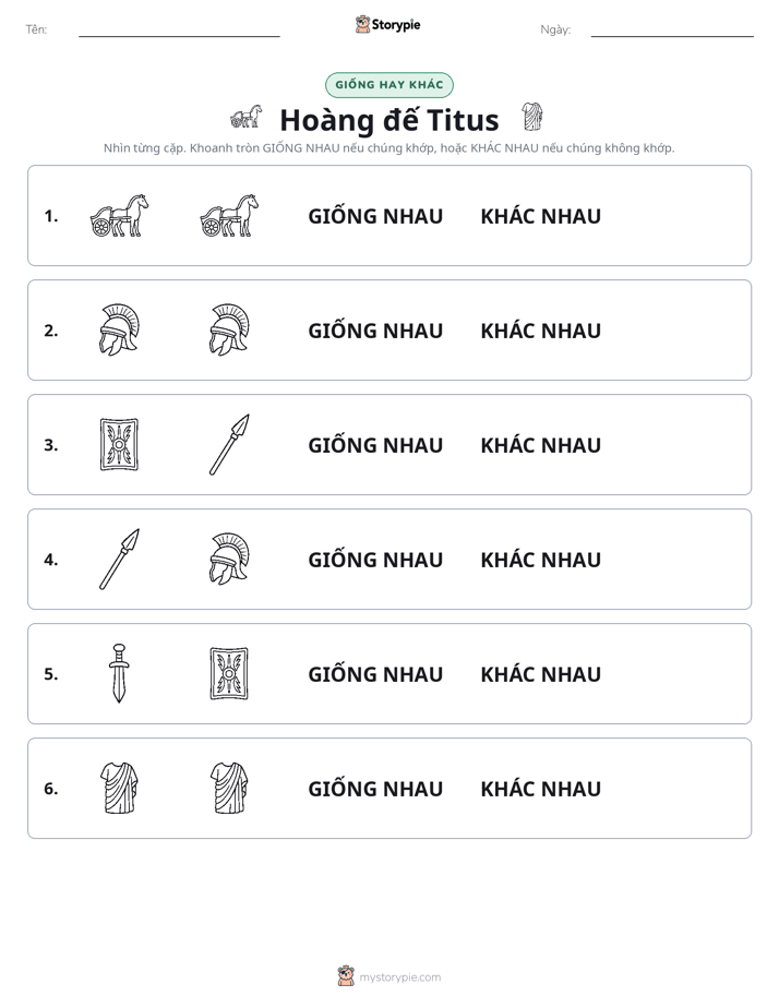 Giống Hay Khác