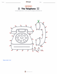 The Telephone printable worksheet preview