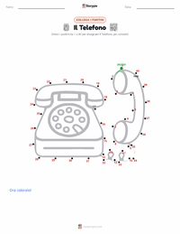 Anteprima della scheda stampabile di Il Telefono