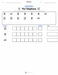 The Telephone printable worksheet preview