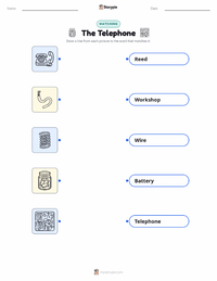 The Telephone printable worksheet for kids
