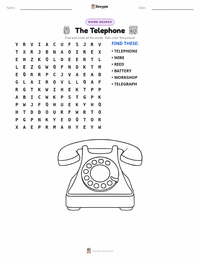 The Telephone printable worksheet preview