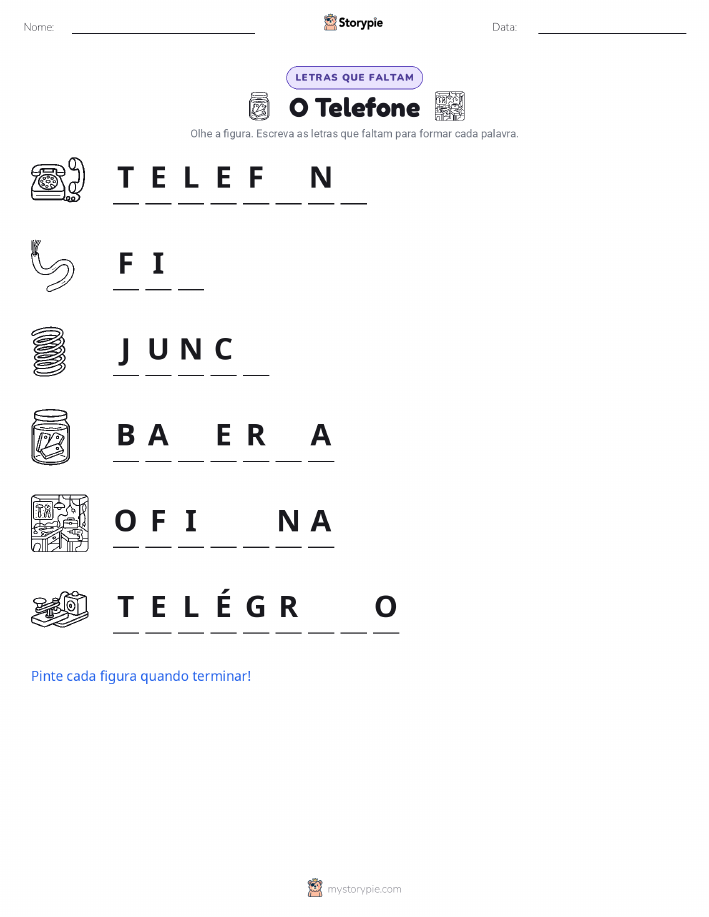 Letras Faltando