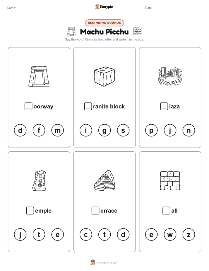 Beginning Sounds