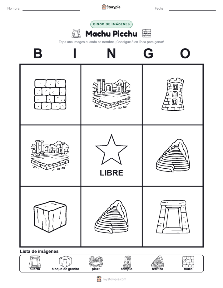 Bingo de Imágenes