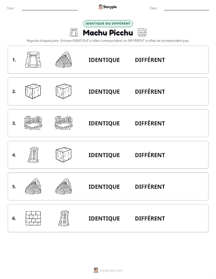 Identique ou Différent