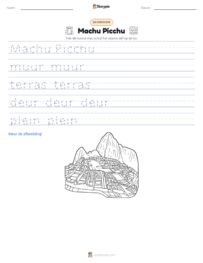 Schrijf Oefening