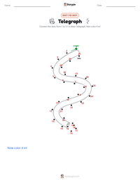 Telegraph printable worksheet preview