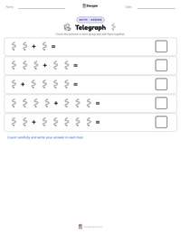 Telegraph printable worksheet preview
