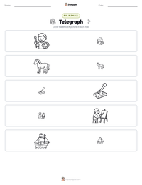 Telegraph printable worksheet preview