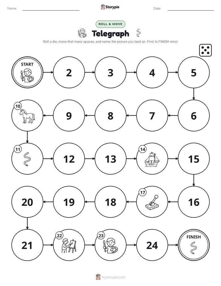 Roll & Move Game