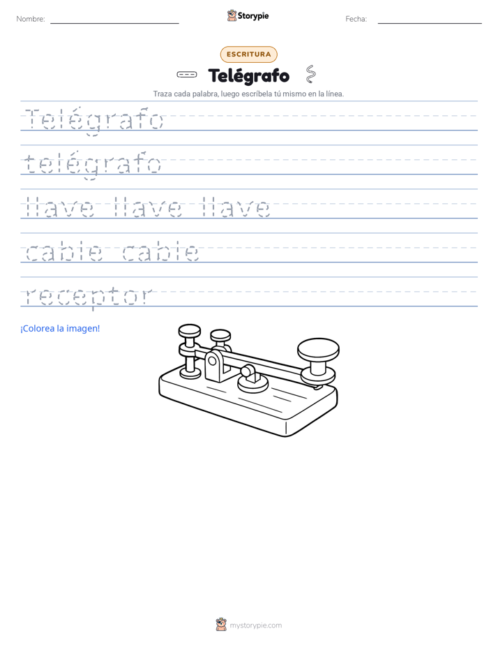 Práctica de Escritura
