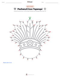 Pachacuti Inca Yupanqui printable worksheet preview