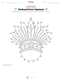 Pachacuti Inca Yupanqui afdrukbare werkblad voorbeeld