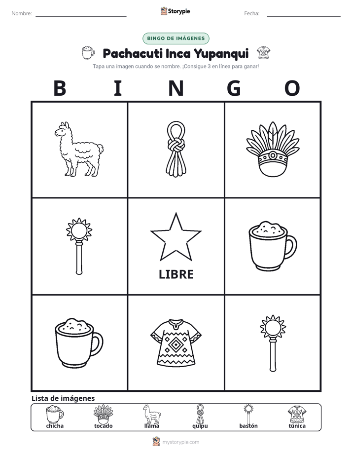 Bingo de Imágenes