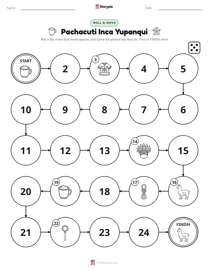Roll & Move Game