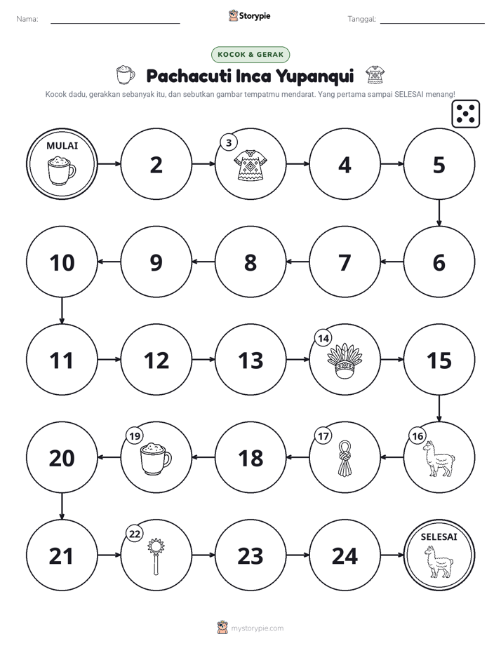 Permainan Gulung & Pindah