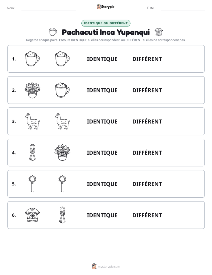 Identique ou Différent