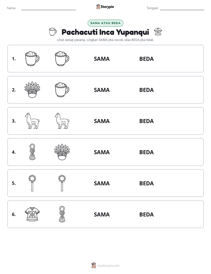Sama atau Berbeda