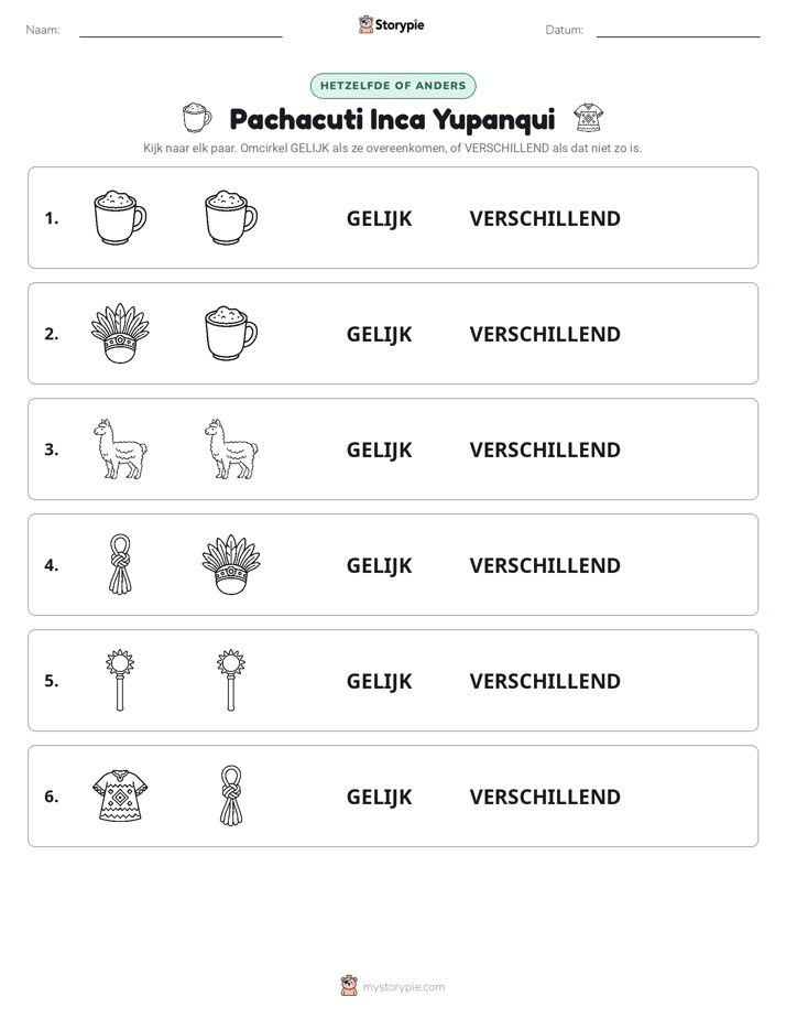 Zelfde of Verschillend