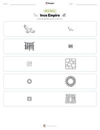 Inca Empire printable worksheet preview