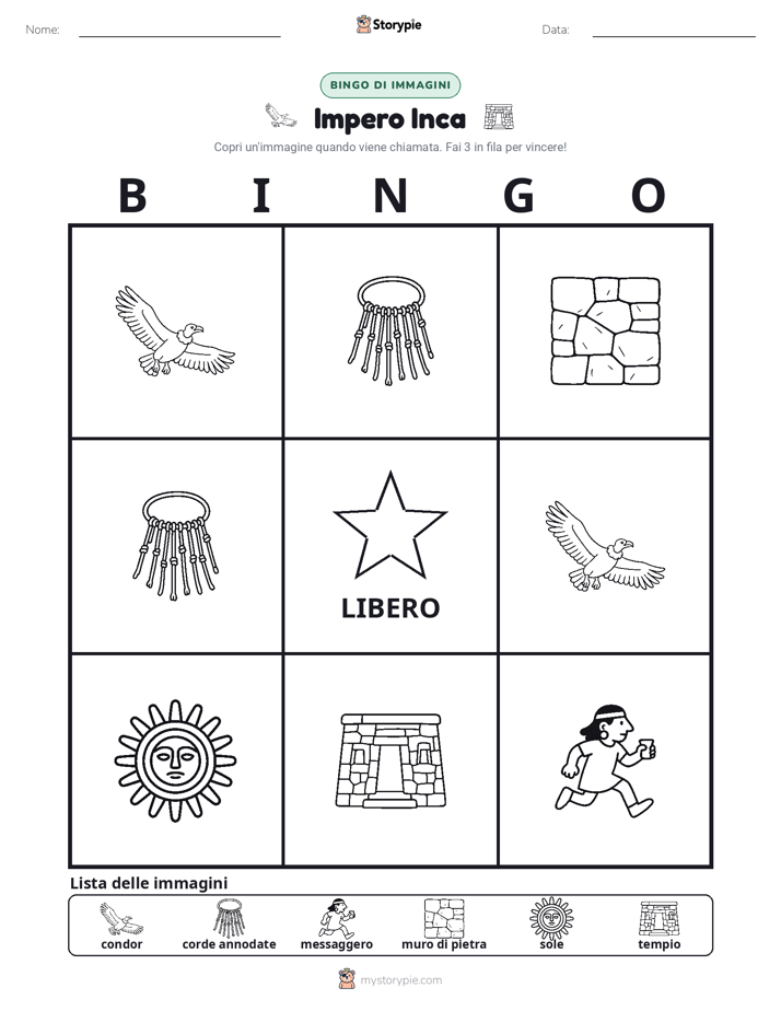 Bingo delle Immagini