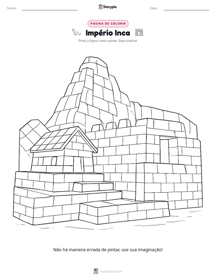 Página para colorir