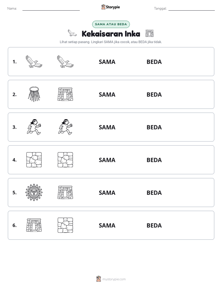 Sama atau Berbeda