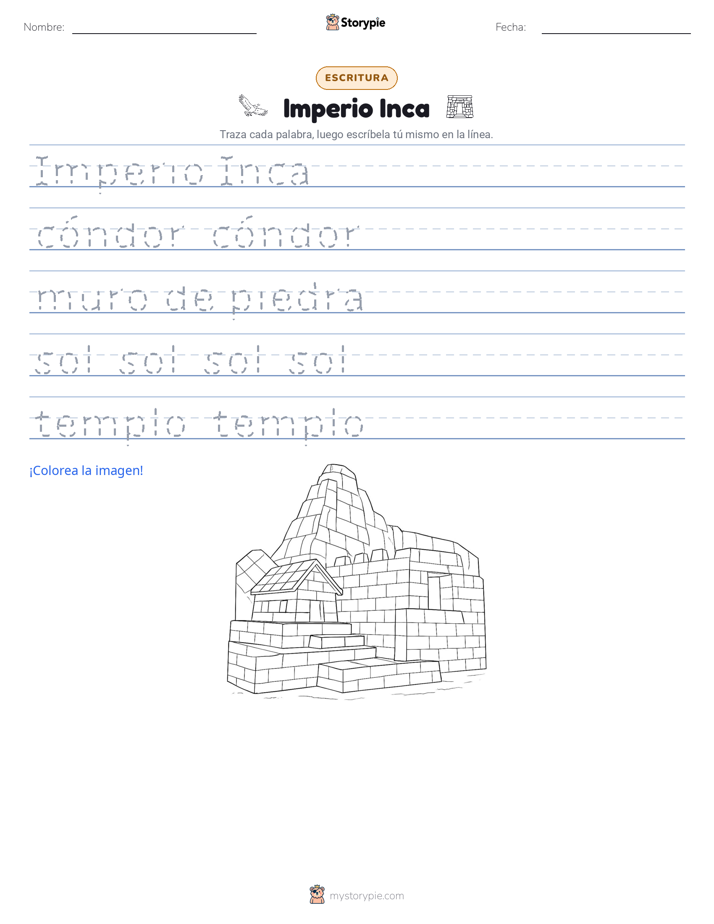 Práctica de Escritura