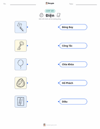 Tài liệu in sẵn Điện cho trẻ em