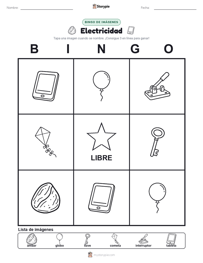 Bingo de Imágenes