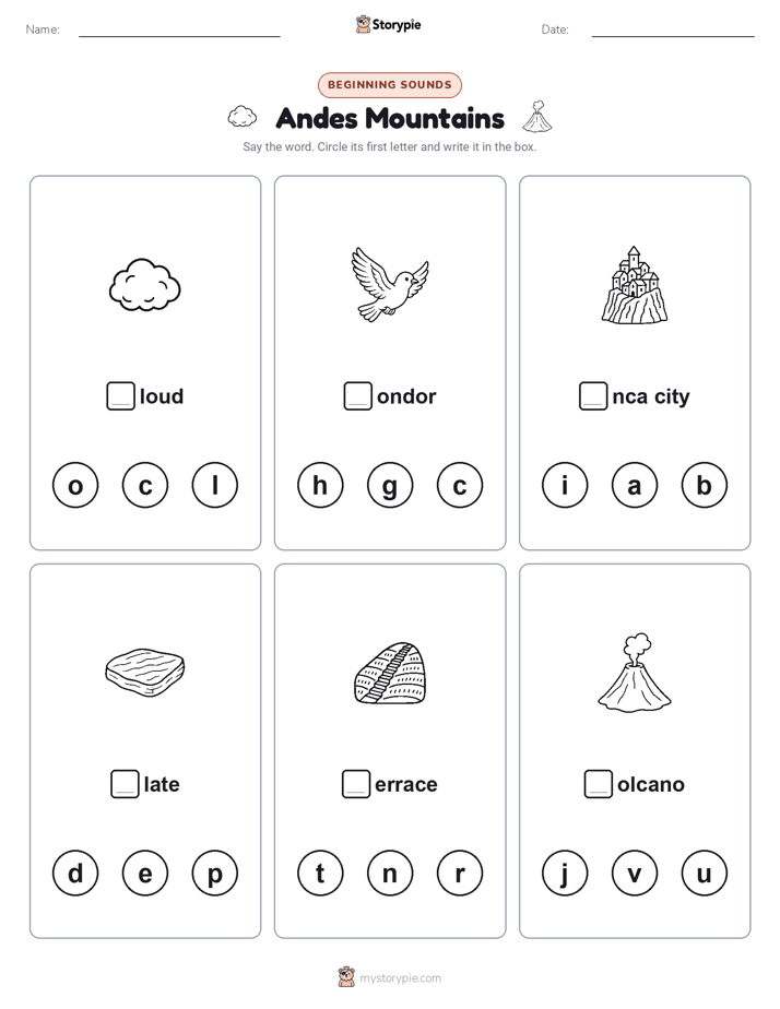 Beginning Sounds