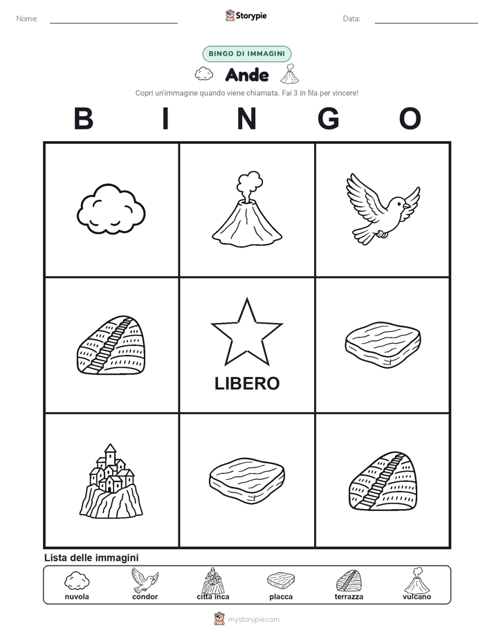 Bingo delle Immagini