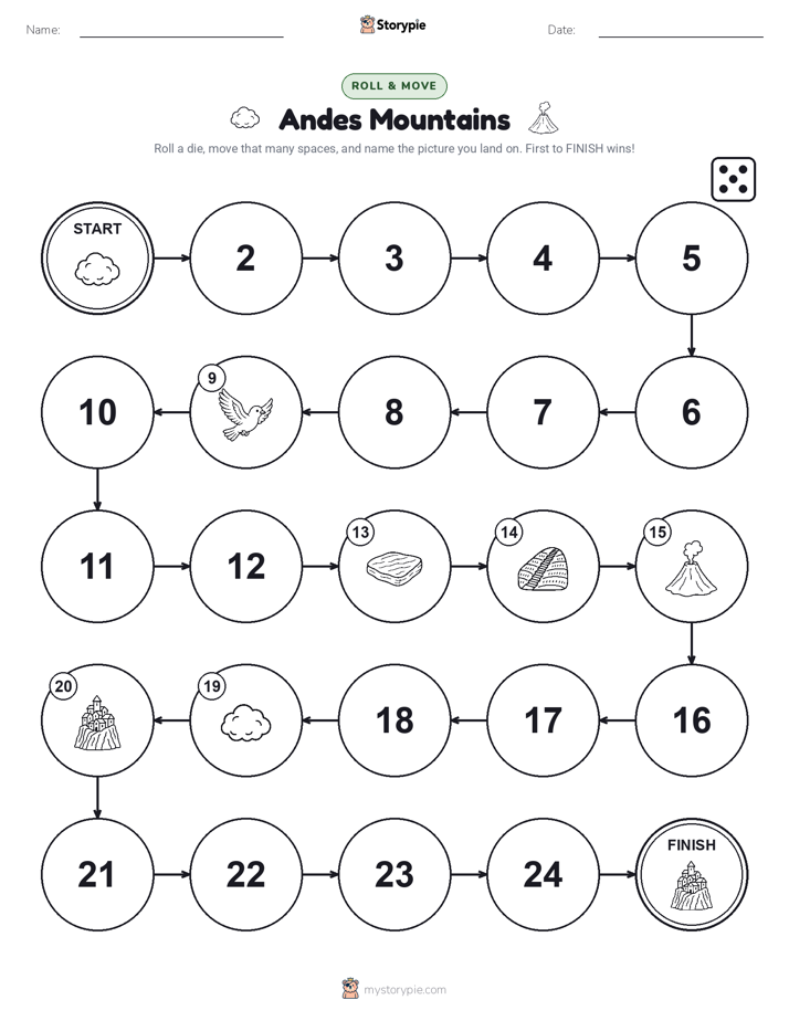 Roll & Move Game