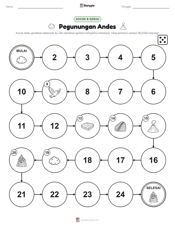 Permainan Gulung & Pindah
