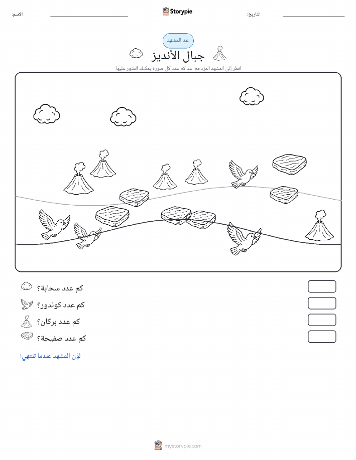مشهد العد