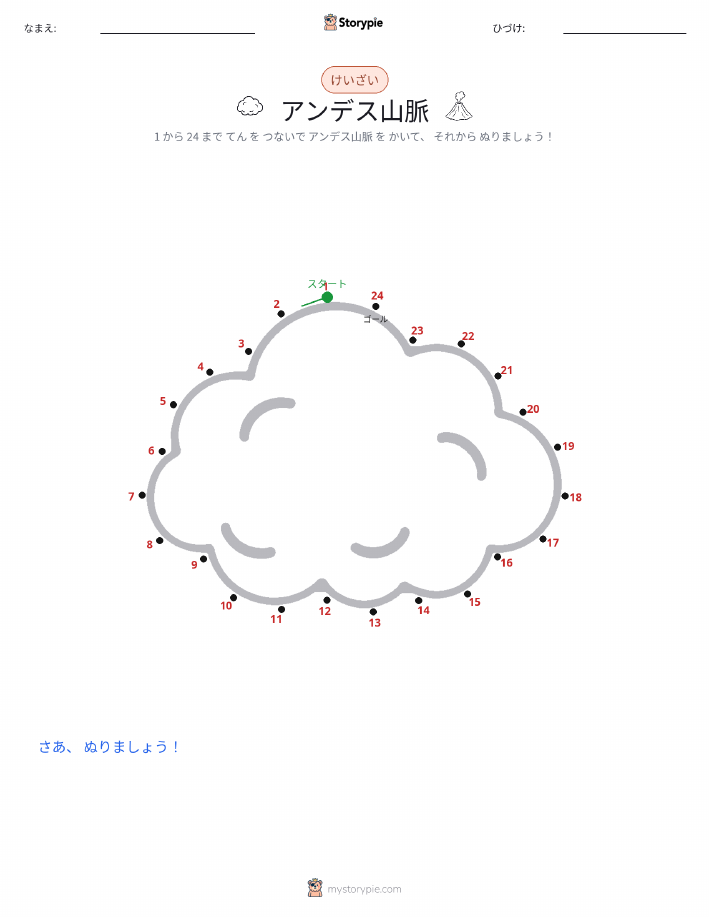 点つなぎ